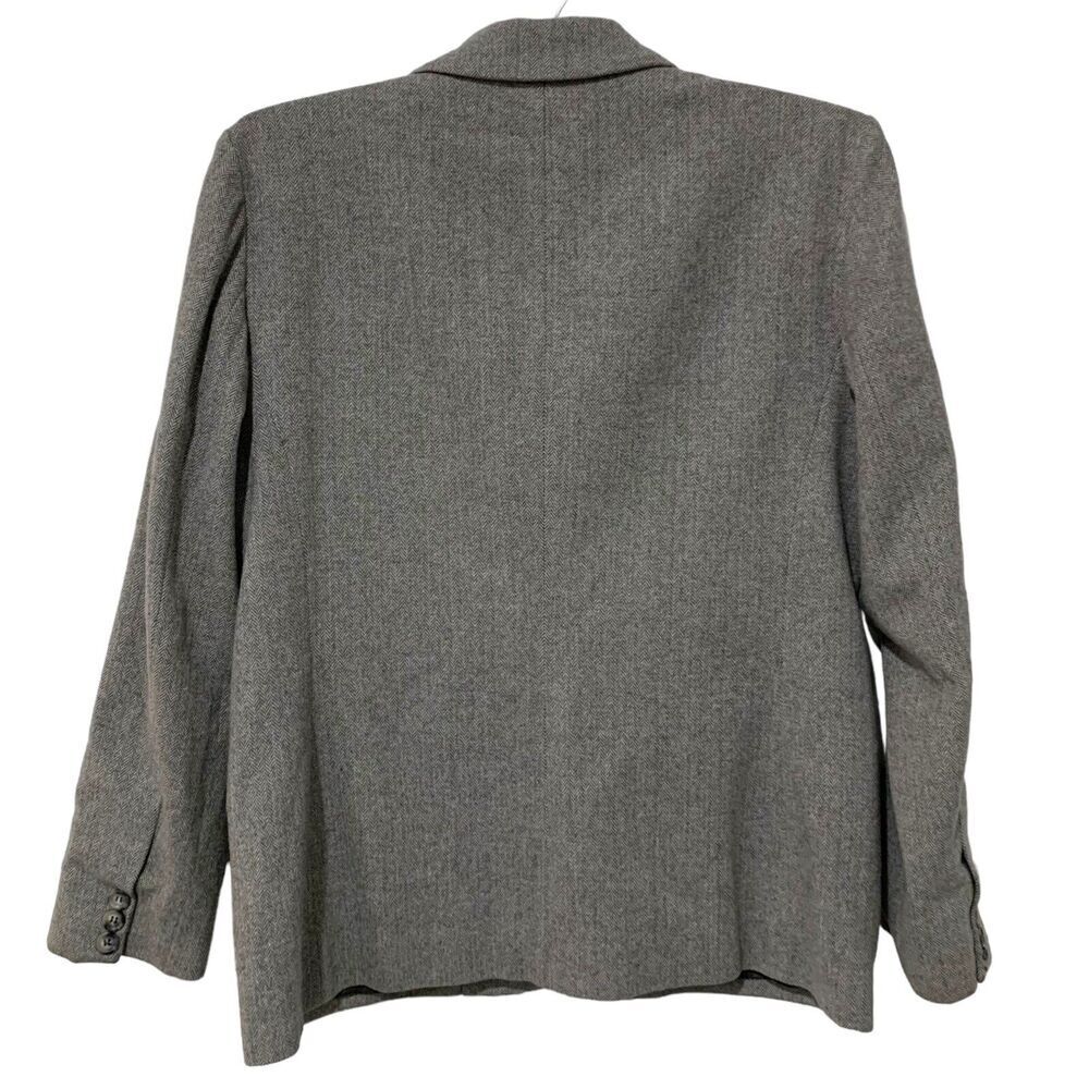 Vintage Pendleton | Blazer Wool Gray Two Buttons … - image 6